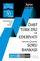 2018 KPSS ÖABT Türk Dili ve Edebiyatı Tamamı Çözümlü Soru Bankası