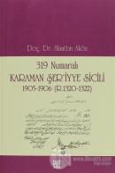 319 Numaralı Karaman Şer'iyye Sicili