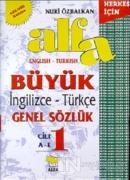 Alfa Büyük İngilizce-Türkçe Genel Sözlük (3 Cilt Takım) 450.000 Kelime (Ciltli)