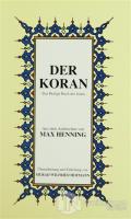Der Koran Almanca Kuran-ı Kerim Tercümesi (Karton Kapak, İpek Şamua Kağıt, Küçük Boy)