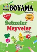 Renkli Kalem Boyama / Sebzeler - Meyveler