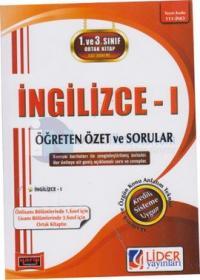 1. Sınıf İngilizce 1 Güz Dönemi Öğreten Özet ve Sorular Lider Yayınları