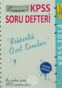 2014 KPSS Soru Defteri Rehberlik Özel Soruları