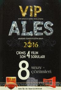 2016 ALES VIP Son 4 Yılın Çıkmış Soruları 8 Sınav + Çözümleri