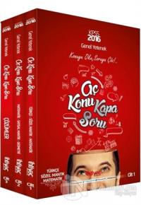 2016 KPSS Genel Kültür Aç Konu Kapa Soru (3 Kitap Takım) Kolektif