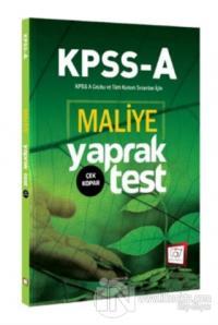 2018 KPSS A Grubu Maliye Çek Kopar Yaprak Test