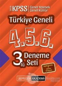 2019 KPSS Türkiye Geneli 4-5-6 3'lü Deneme Seti