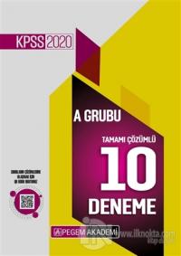 2020 KPSS A Grubu Tamamı Çözümlü 10 Deneme