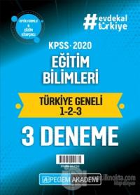 2020 KPSS Eğitim Bilimleri Türkiye Geneli (1.2.3) 3'lü Deneme Seti