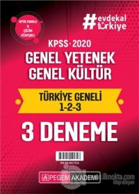 2020 KPSS Genel Yetenek Genel Kültür Türkiye Geneli (1.2.3) 3'lü Deneme Seti