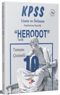 2020 KPSS ''Herodot'' Tamamı Çözümlü 10 Tarih Deneme (Lisans - Önlisans)