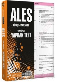 2021 ALES Çek Kopart Yaprak Test