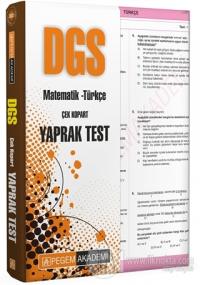 2021 DGS Matematik - Türkçe Çek Kopart Yaprak Test