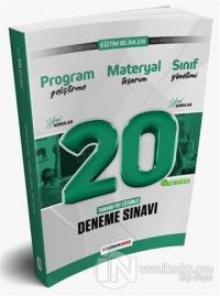 2021 KPSS Eğitim Bilimleri Program Geliştirme - Materyal Tasarım - Sınıf Yönetimi PDF Çözümlü 20 Deneme Sınavı