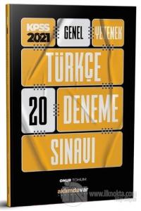 2021 KPSS Genel Yetenek Türkçe 20 Deneme Sınavı