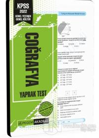 KPSS Genel Yetenek Genel Kültür Coğrafya Yaprak Test