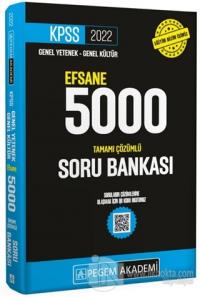 KPSS Genel Yetenek Genel Kültür Efsane 5000 Tamamı Çözümlü Soru Bankası
