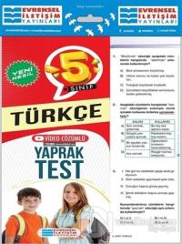 5. Sınıf Türkçe Yaprak Test