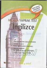 7. Sınıf İngilizce Yaprak Test