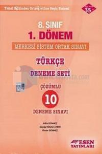 8. Sınıf 1. Dönem TEOG Türkçe Çözümlü 10 Deneme Sınavı
