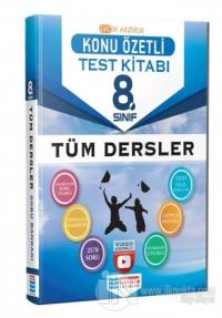 8. Sınıf Tüm Dersler Konu Özetli Video Çözümlü Test Kitabı