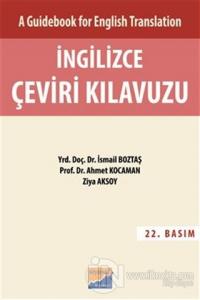 A Guidebook For English Translation İngilizce Çeviri Kılavuzu - Cevap Anahtarı