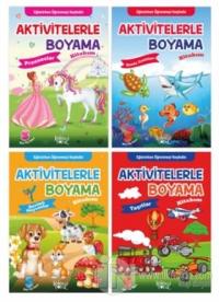Aktivitelerle Boyama Kitabım Seti (4 Kitap Takım)