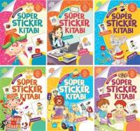 Aktiviteli Süper Sticker Seti (6 Kitap Takım)