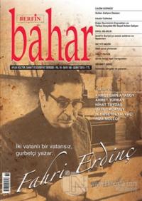 Berfin Bahar Aylık Kültür, Sanat ve Edebiyat Dergisi Sayı : 180