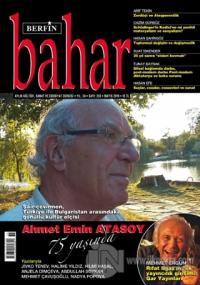 Berfin Bahar Aylık Kültür Sanat ve Edebiyat Dergisi Sayı: 255 Mayıs 2019