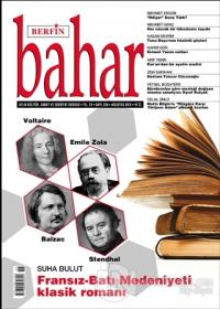 Berfin Bahar Aylık Kültür Sanat ve Edebiyat Dergisi Sayı: 258 Ağustos 2019