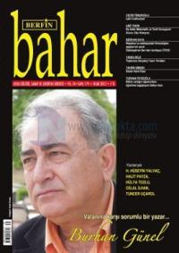 Berfin Bahar Dergisi Sayı: 179 Aylık Kültür Sanat ve Edebiyat Dergisi