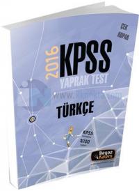 Beyaz Kalem 2016 Kpss Turkce Cek Kopar Yaprak Test Kolektif