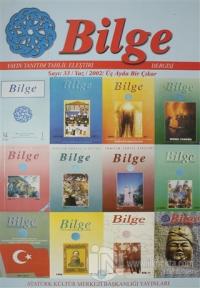 Bilge Dergisi Sayı:33 / Yaz 2002 Kolektif