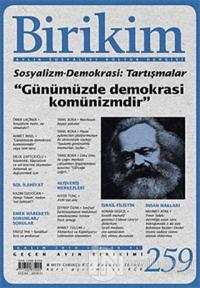 Birikim Aylık Edebiyat Kültür Dergisi Sayı: 259