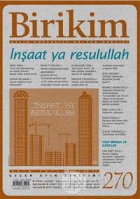 Birikim Aylık Edebiyat Kültür Dergisi Sayı: 270