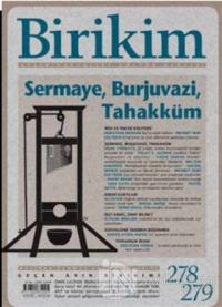 Birikim Aylık Sosyalist Kültür Dergisi Sayı: 278 - 279