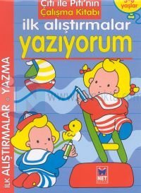 Çıtı ile Pıtı'nın Çalışma Kitabı 5-6 Yaşlar İlk Alıştırmalar Yazıyorum