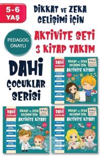 Dahi Çocuklar Serisi Aktivite Seti 5-6 Yaş (3 Kitap Takım)