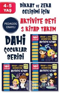 Dahi Çocuklar Serisi Aktivite Seti 4-5 Yaş – (3 Kitap Takım)