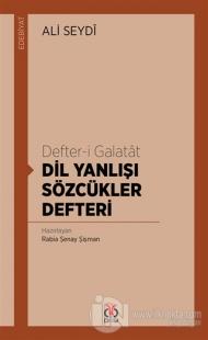 Dil Yanlışı Sözcükler Defteri