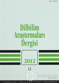 Dilbilim Araştırmaları Dergisi: 2012 / 2