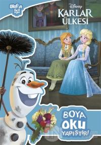 Disney Karlar Ülkesi - Olaf'ın İşi Boya Oku Yapıştır