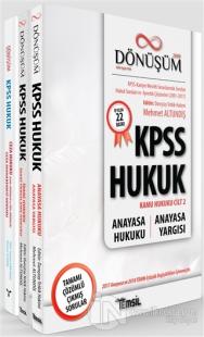 Dönüşüm KPSS Hukuk Seti (3 Kitap Takım)