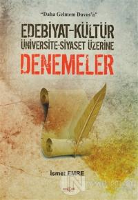 Edebiyat - Kültür - Üniversite - Siyaset Üzerine Denemeler