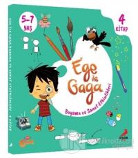 Ege ile Gaga - Boyama ve Sanat Etkinlikleri (4 Kitap Takım)
