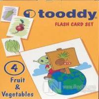 Flash Card Set: 4 (Fruit - Vegetables / Meyveler - Sebzeler)