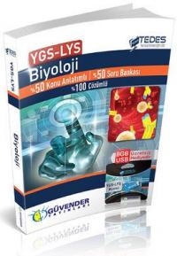 Güvender YGS-LYS Tedes Biyoloji %50 Konu Anlatımlı %50 Soru Bankası %100 Çözümlü - 8 Gb Usb Hediyeli