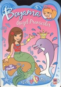 Güzel Prensesler - Mavi Boyama Kitabı