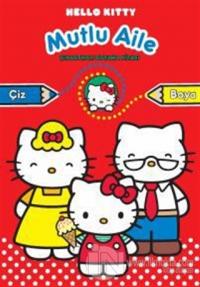 Hello Kitty Mutlu Aile - Çıkartmalı Boyama